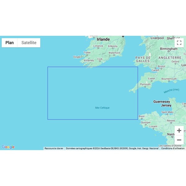 SHOM folded nautical chart - Atlantic / English Channel - North Brittany and Western Channel - N°32 - comptoirnautique.com