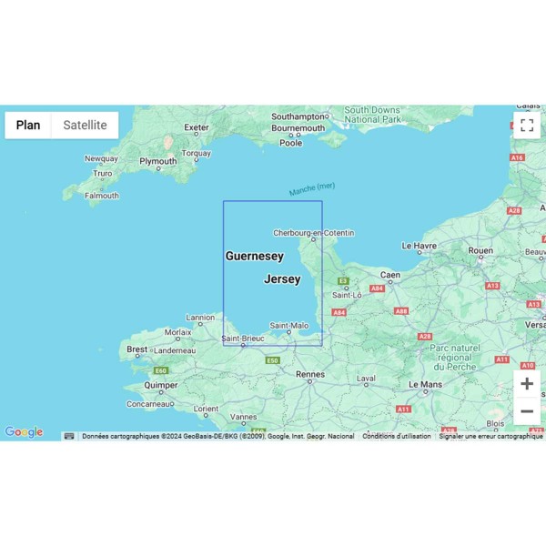 SHOM folded nautical chart - North Brittany - Brest and Saint-Malo areas - N°5 - comptoirnautique.com