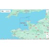 SHOM folded nautical chart - North Brittany - Brest and Saint-Malo areas - N°2 - comptoirnautique.com