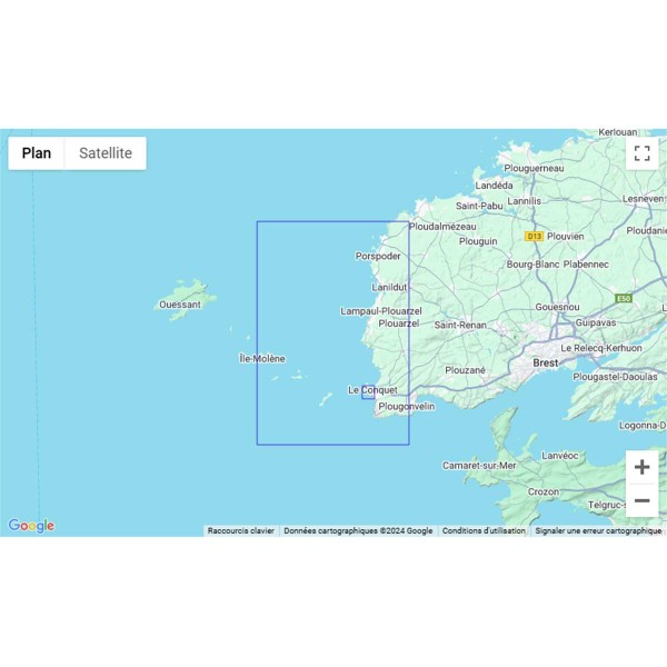 SHOM folded nautical chart - North Brittany - Brest and Saint-Malo areas - N°17 - comptoirnautique.com