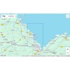 Carte marine pliée SHOM 7128L : Baie de Saint-Brieuc - De la Pointe de la Tour à l'Anse d'Yffiniac zone de navigation - N°2 - comptoirnautique.com