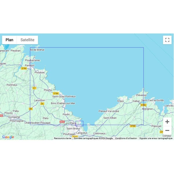 SHOM folded nautical chart - North Brittany - Brest and Saint-Malo areas - N°47 - comptoirnautique.com