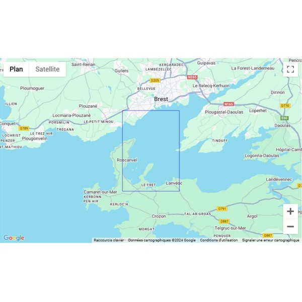 SHOM folded nautical chart - North Brittany - Brest and Saint-Malo areas - N°56 - comptoirnautique.com