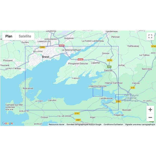 - --Carta náutica plegada SHOM Bretaña Norte Zonas de Brest y Saint Malo - N°62 - comptoirnautique.com