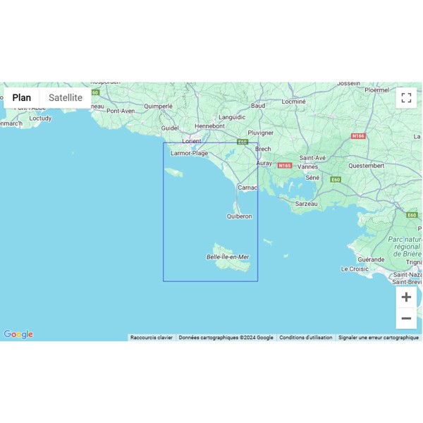 SHOM folded nautical chart - Southern Brittany - Gulf of Morbihan and Quiberon Bay - N°5 - comptoirnautique.com