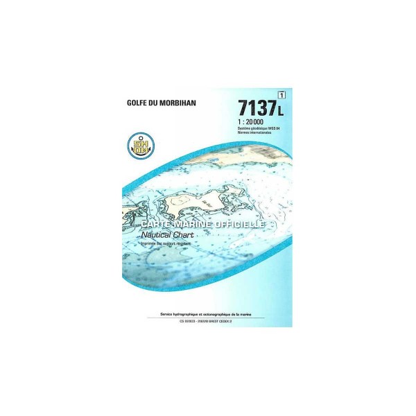 - - Carta náutica SHOM plegada Bretaña Meridional Golfo de Morbihan y bahía de Quiberon - N°19 - comptoirnautique.com