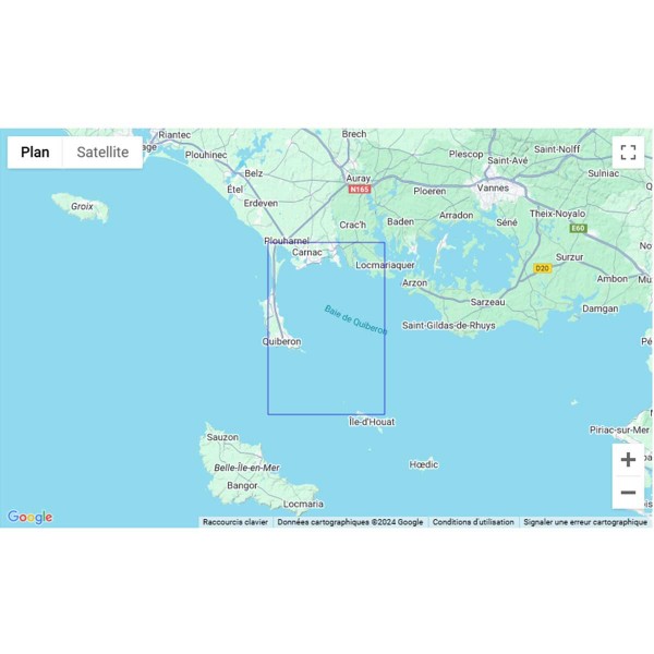 SHOM folded nautical chart - Southern Brittany - Gulf of Morbihan and Quiberon Bay - N°32 - comptoirnautique.com