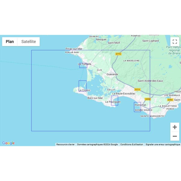 - - Carta náutica SHOM plegada Bretaña Meridional Golfo de Morbihan y bahía de Quiberon - N°41 - comptoirnautique.com