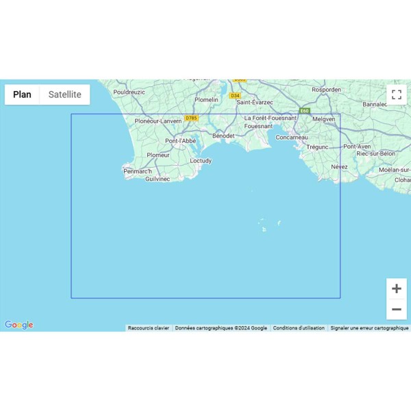 - - Carta náutica dobrada SHOM Sul da Bretanha Golfo de Morbihan e Baía de Quiberon - N°44 - comptoirnautique.com