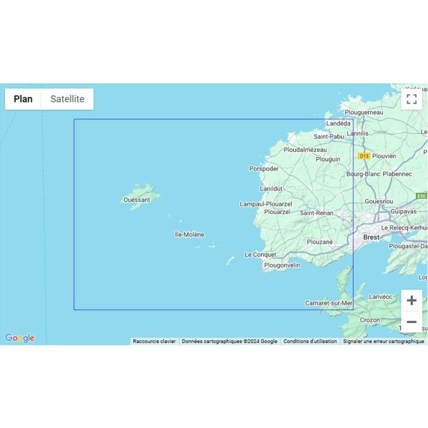 SHOM folded nautical chart - Southern Brittany - Gulf of Morbihan and Quiberon Bay - N°53 - comptoirnautique.com