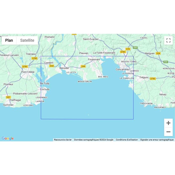 SHOM folded nautical chart - Southern Brittany - Gulf of Morbihan and Quiberon Bay - N°61 - comptoirnautique.com