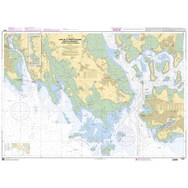 SHOM folded nautical chart - Atlantique - Bay of Biscay - N°9 - comptoirnautique.com