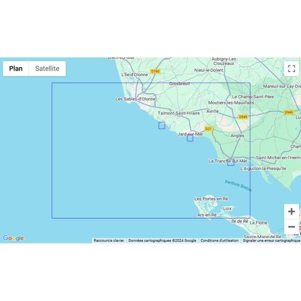 SHOM folded nautical chart - Atlantique - Bay of Biscay - N°17 - comptoirnautique.com