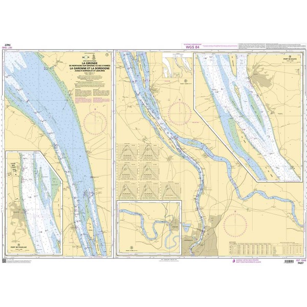 SHOM folded nautical chart - Atlantique - Bay of Biscay - N°45 - comptoirnautique.com