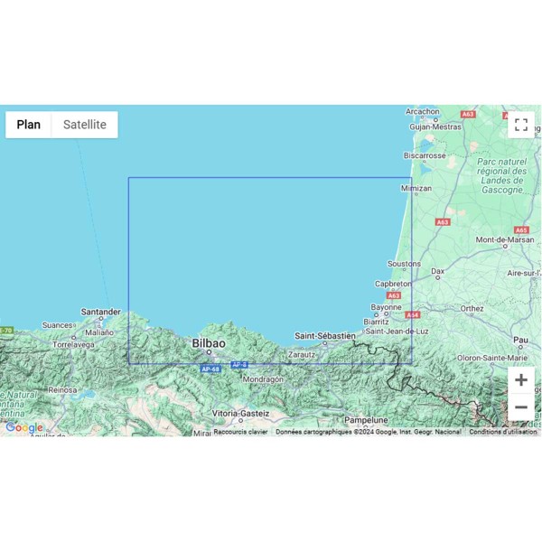 SHOM folded nautical chart - Atlantique - Bay of Biscay - N°56 - comptoirnautique.com