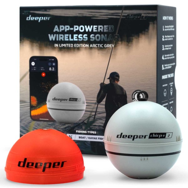 Deeper Chirp+2 Limitierte Auflage Artic Grey - N°1 - comptoirnautique.com