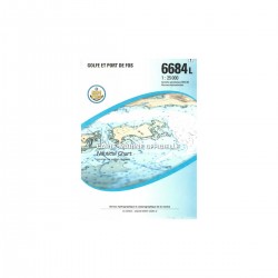 Carte marine pliée SHOM 6684L : Golfe et Port de Fos - 1 : 25 000