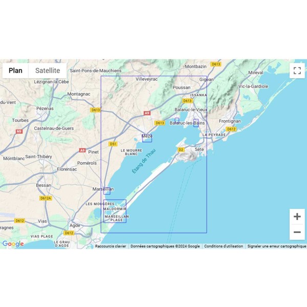 Carte marine pliée SHOM - Méditerranée - Littoral Ouest (Port-Barcarès à Marseille) - N°11 - comptoirnautique.com