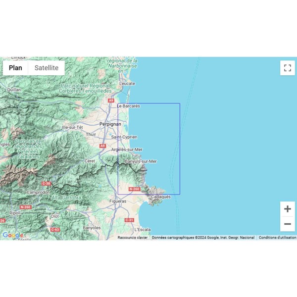 Carte marine pliée SHOM - Méditerranée - Littoral Ouest (Port-Barcarès à Marseille) - N°14 - comptoirnautique.com