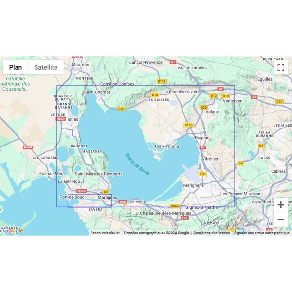 Carte marine pliée SHOM - Méditerranée - Littoral Ouest (Port-Barcarès à Marseille) - N°20 - comptoirnautique.com