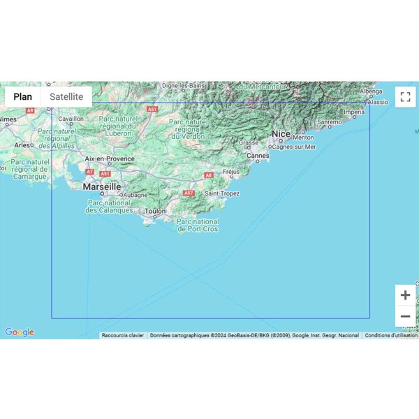 Carte marine pliée SHOM - Méditerranée - Littoral Ouest (Port-Barcarès à Marseille) - N°23 - comptoirnautique.com