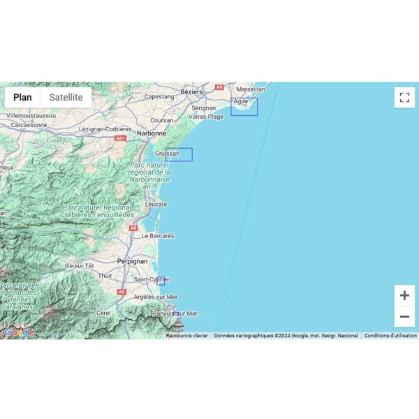 Carte marine pliée SHOM - Méditerranée - Littoral Ouest (Port-Barcarès à Marseille) - N°26 - comptoirnautique.com