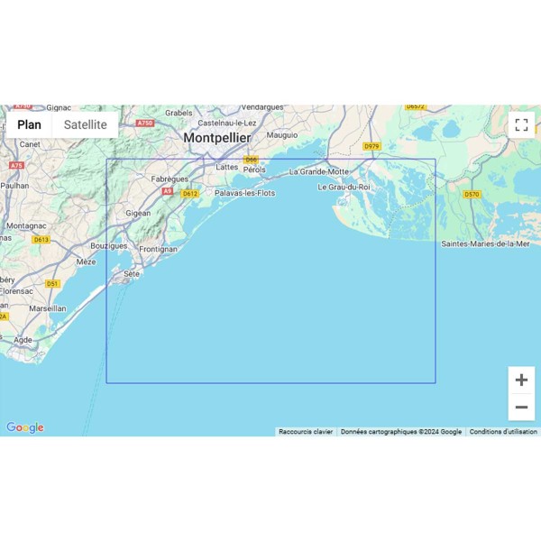 Carte marine pliée SHOM - Méditerranée - Littoral Ouest (Port-Barcarès à Marseille) - N°32 - comptoirnautique.com