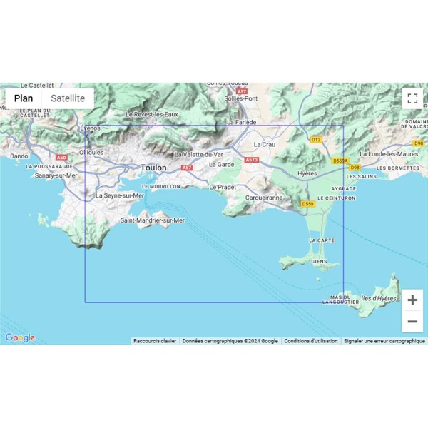 Carte marine pliée SHOM - Méditerranée - Littoral Est (Marseille à Monaco) - N°17 - comptoirnautique.com