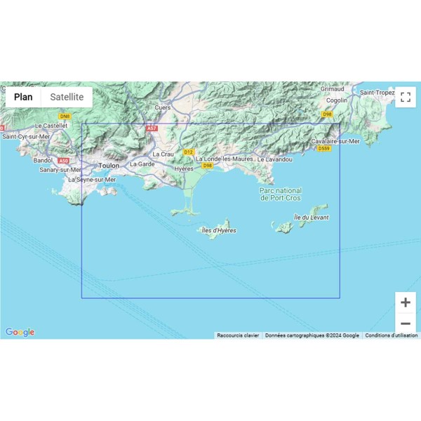 Carte marine pliée SHOM - Méditerranée - Littoral Est (Marseille à Monaco) - N°44 - comptoirnautique.com