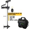 MK-1358440 - Moteur électrique avant Minn Kota POWERDRIVE 45 Lbs GPS Spot-Lock 12V 137 cm avec micro-télécommande - N°2 - comptoirnautique.com