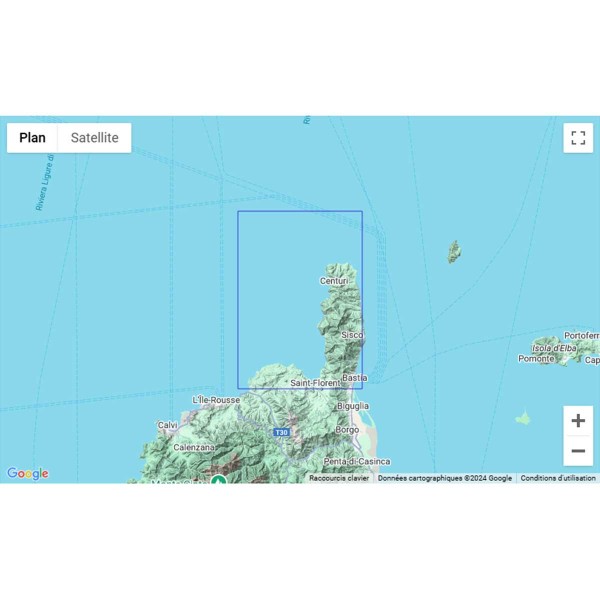 Carte marine pliée SHOM 6969L : Du Cap Corse à la Punta di l'Acciolu - Golfe de Saint-Florent zone de navigation - N°23 - comptoirnautique.com