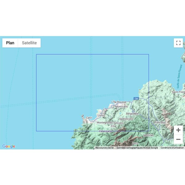 Carte marine pliée SHOM 6970L : De Punta di l'Acciolu à Capo Cavallo zone de navigation - N°26 - comptoirnautique.com