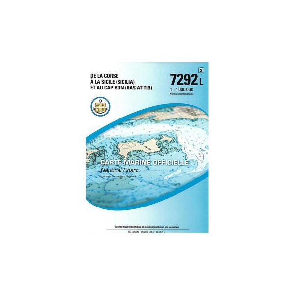 Carte marine pliée SHOM - Méditerranée Corse - Golfe de Gênes - N°49 - comptoirnautique.com