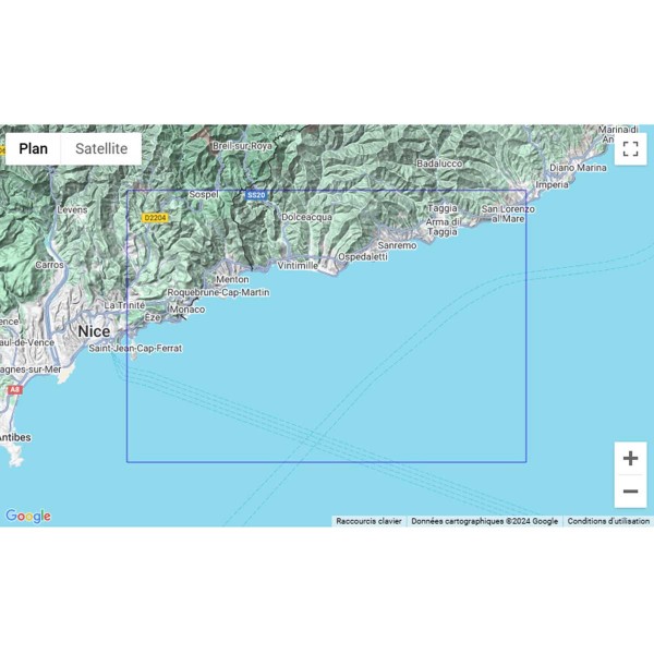 Carte marine pliée SHOM - Méditerranée Corse - Golfe de Gênes - N°59 - comptoirnautique.com