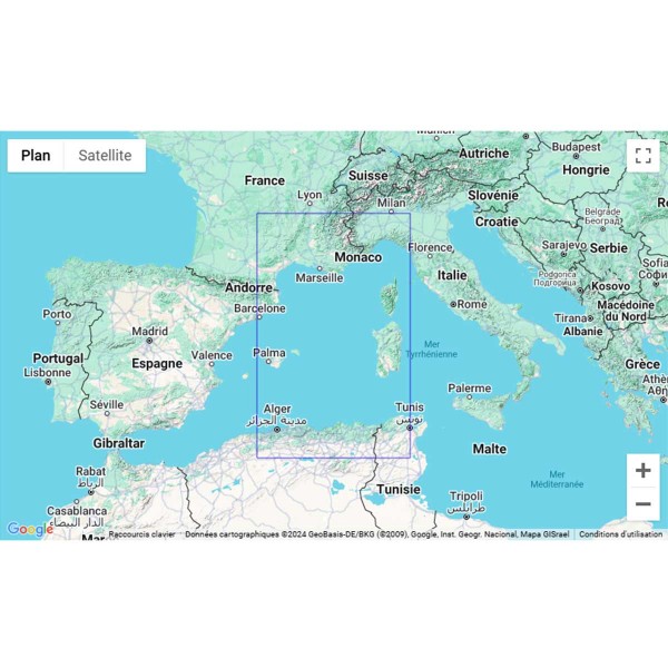 SHOM folded nautical chart - Mediterranean - East Spain - Balearic Islands - N°5 - comptoirnautique.com