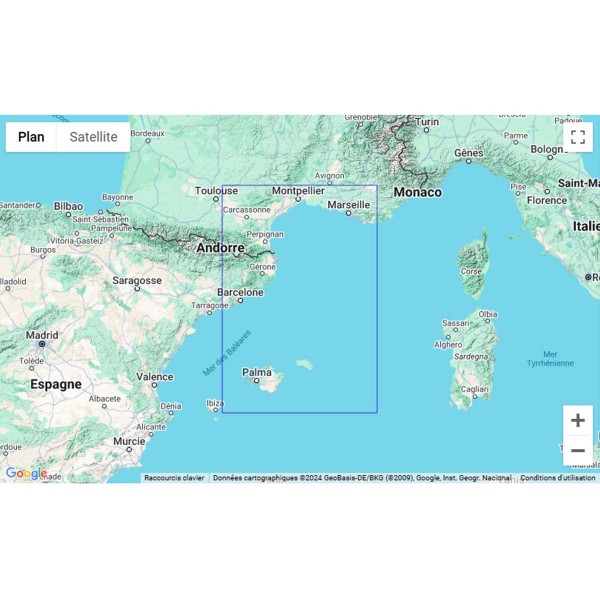 - - - Carta náutica plegada SHOM Mediterráneo Este España Islas Baleares - N°11 - comptoirnautique.com