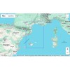 Carte marine pliée SHOM 7203L : Des Îles Baléares (Islas Baleares) à Marseille zone de navigation - N°2 - comptoirnautique.com