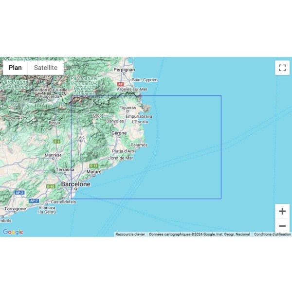 - - - Carta náutica plegada SHOM Mediterráneo Este España Islas Baleares - N°14 - comptoirnautique.com