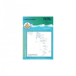 Carte marine pliée SHOM 7470L : D'Anguilla à Nevis - 1 : 150 000