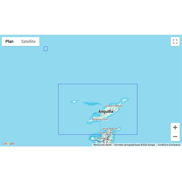 Carte marine pliée SHOM 7620L : Approches d'Anguilla zone de navigation - N°11 - comptoirnautique.com