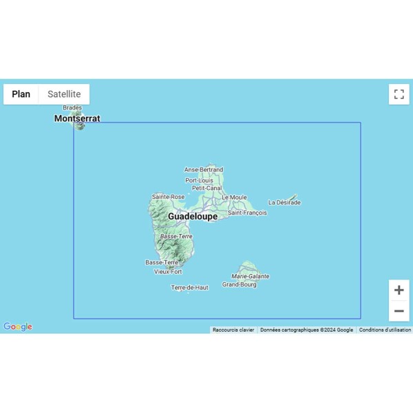 Folded nautical chart SHOM - Outre-mer - Guadeloupe - N°2 - comptoirnautique.com