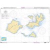 Carte marine pliée SHOM 7101L : Les Saintes dépliée - N°3 - comptoirnautique.com