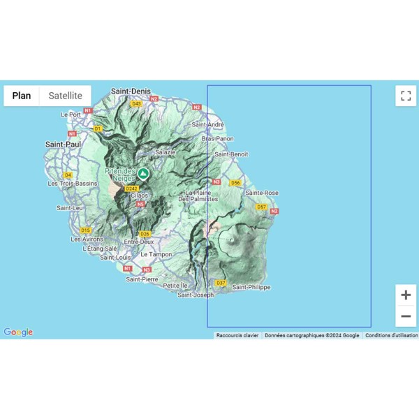 SHOM folded nautical chart - Indian Ocean - N°2 - comptoirnautique.com