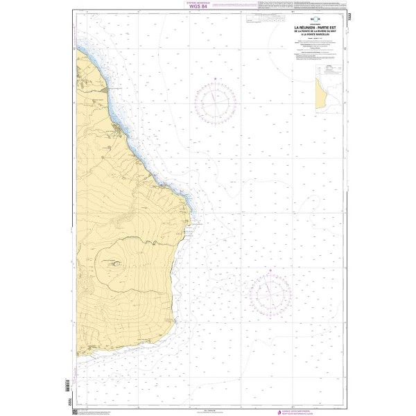 SHOM folded nautical chart - Indian Ocean - N°3 - comptoirnautique.com