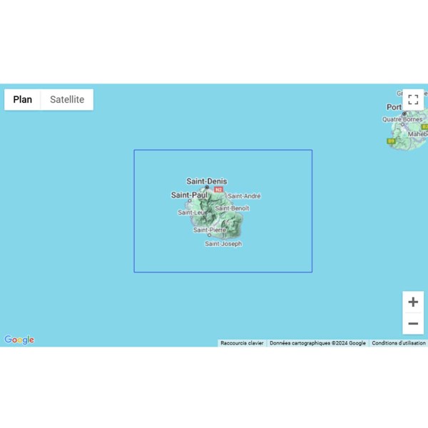 Carte marine pliée SHOM 7035L : La Réunion zone de navigation - N°8 - comptoirnautique.com