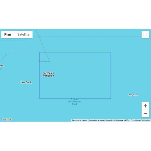 SHOM folded nautical chart - Pacific Ocean - N°2 - comptoirnautique.com