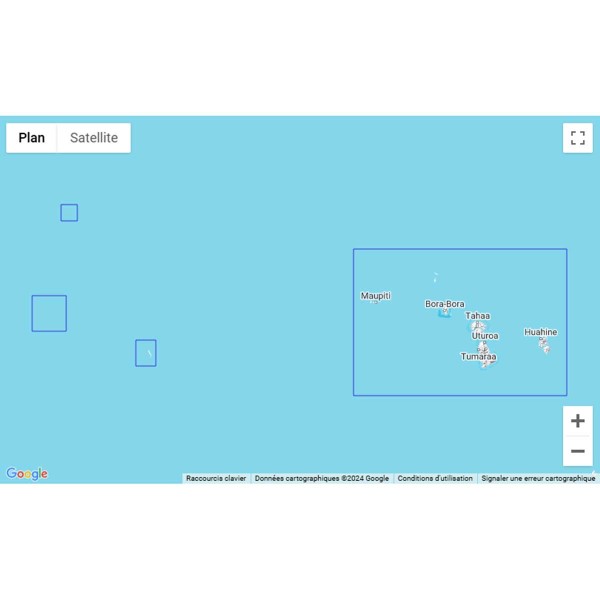 SHOM folded nautical chart - Pacific Ocean - N°5 - comptoirnautique.com