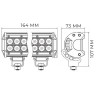 12 LED spotlight 36W 2500 Lumens - N°5 - comptoirnautique.com