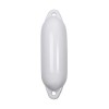 Guardabarros cilíndrico blanco / 2 anillos blancos Ø120 x L450mm - N°1 - comptoirnautique.com