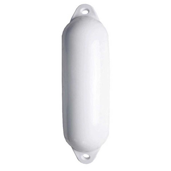 Para-choques cilíndrico branco / 2 anéis brancos Ø240 x L700mm - N°1 - comptoirnautique.com